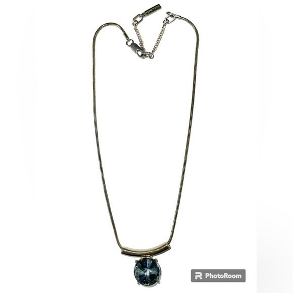 Kenneth Cole gold and stone pendant necklace - Picture 8 of 8